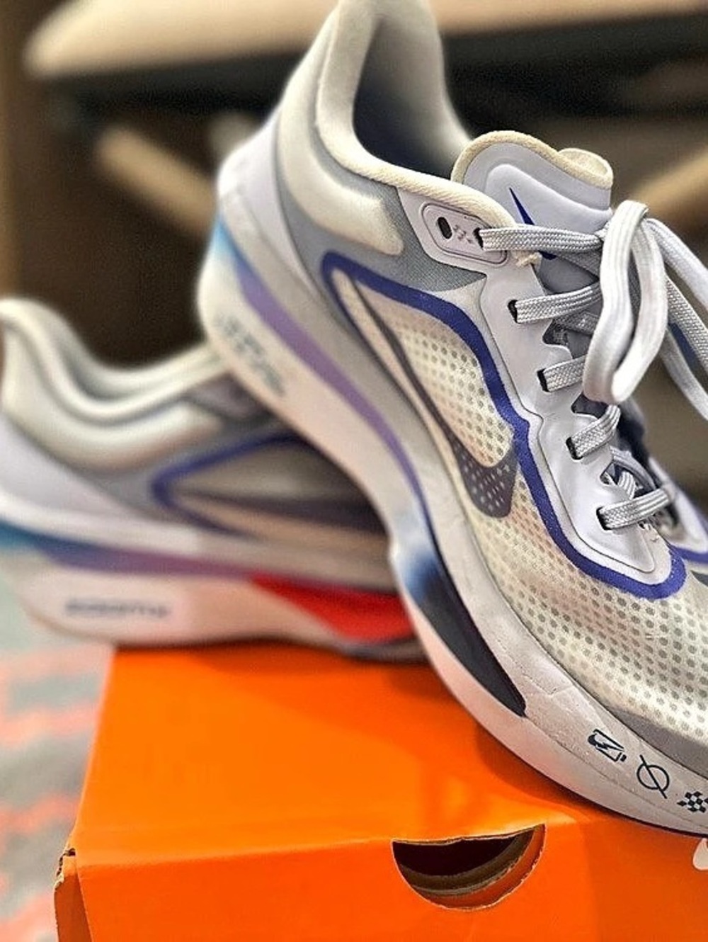 Nike Zoom Fly 6 Women’s Running Shoes Size 8 Ghost Blue Void